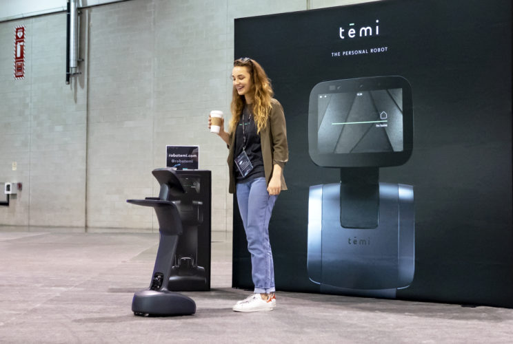 temi personal robot at LiveWorx